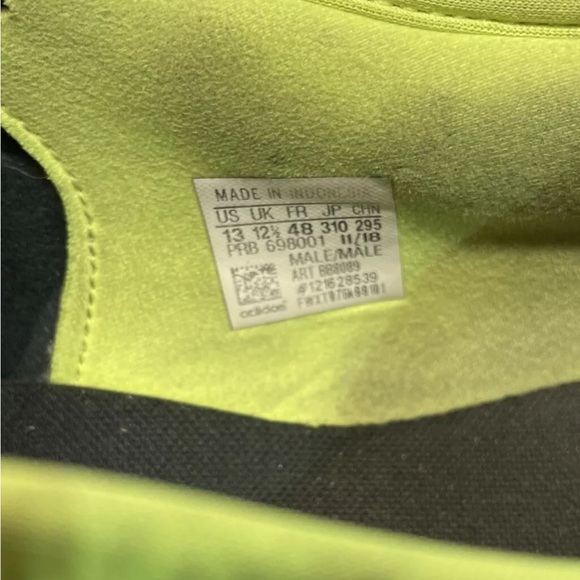 Adidas Copa Gloro 19.2 FG Mens Soccer Cleats Size 13 Black/Volt (BB8089) - Picture 8 of 9